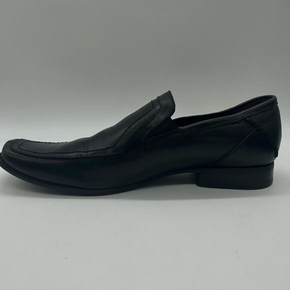 Guess by Marciano‎ Boris Leather Loafers Black Slip On Dress Shoes Size 10 - Picture 2 of 8